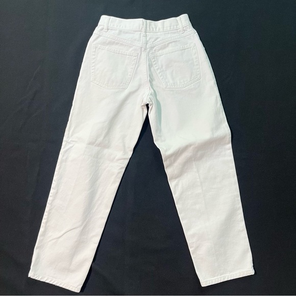 Anchor Blue Vintage 90s Y2k Baggy Skater White Denim Jean Pants 26 x 28 FLAWS - Picture 8 of 8